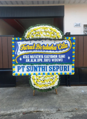 Papan Bunga Duka di Muhajirin