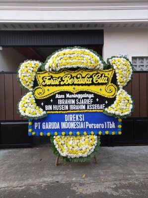 Papan Bunga Duka di Muhajirin